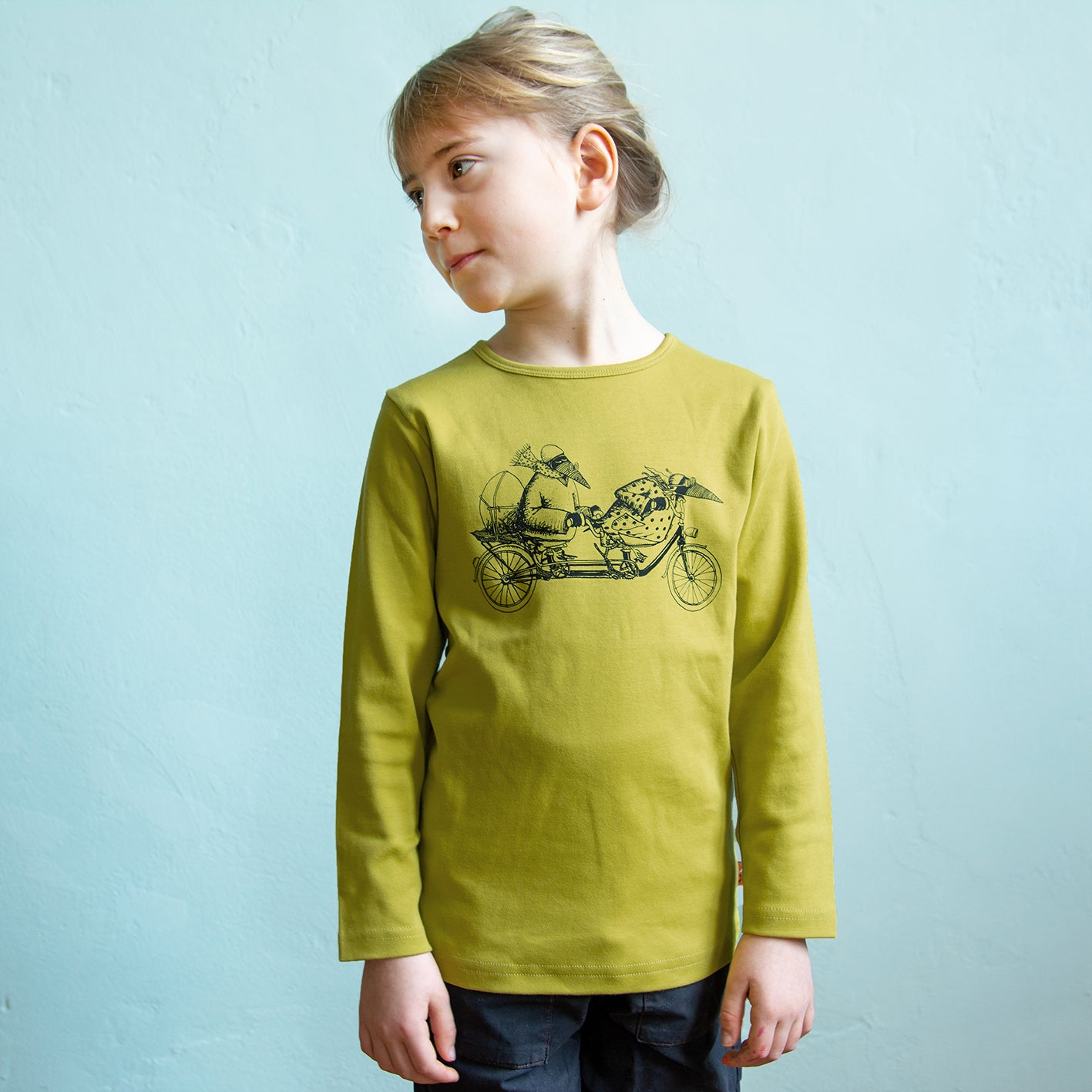 Tandem Langarmshirt  in antique moss