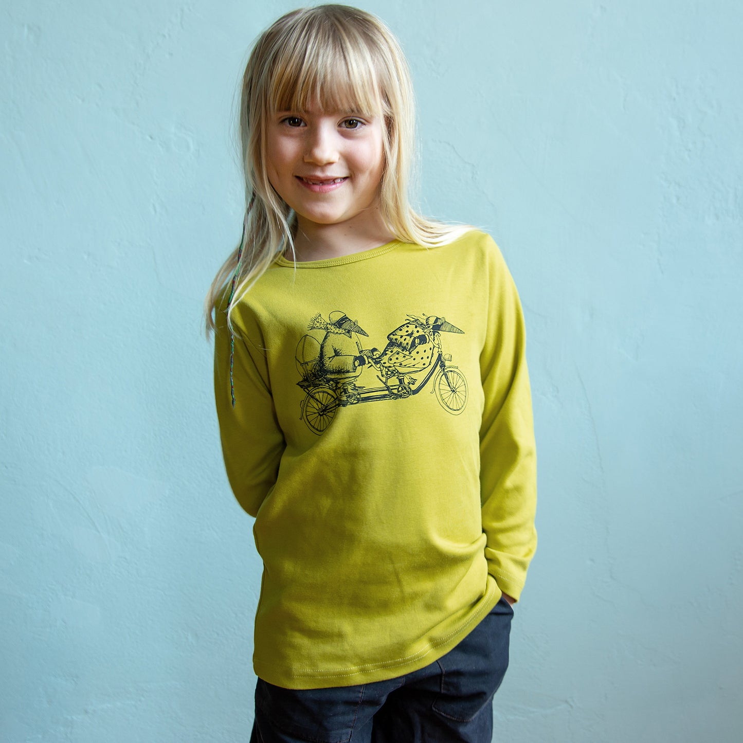 Tandem Langarmshirt in antique moss