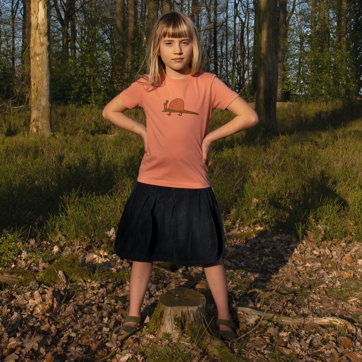 Schnigel T-Shirt in rose clay 122-158