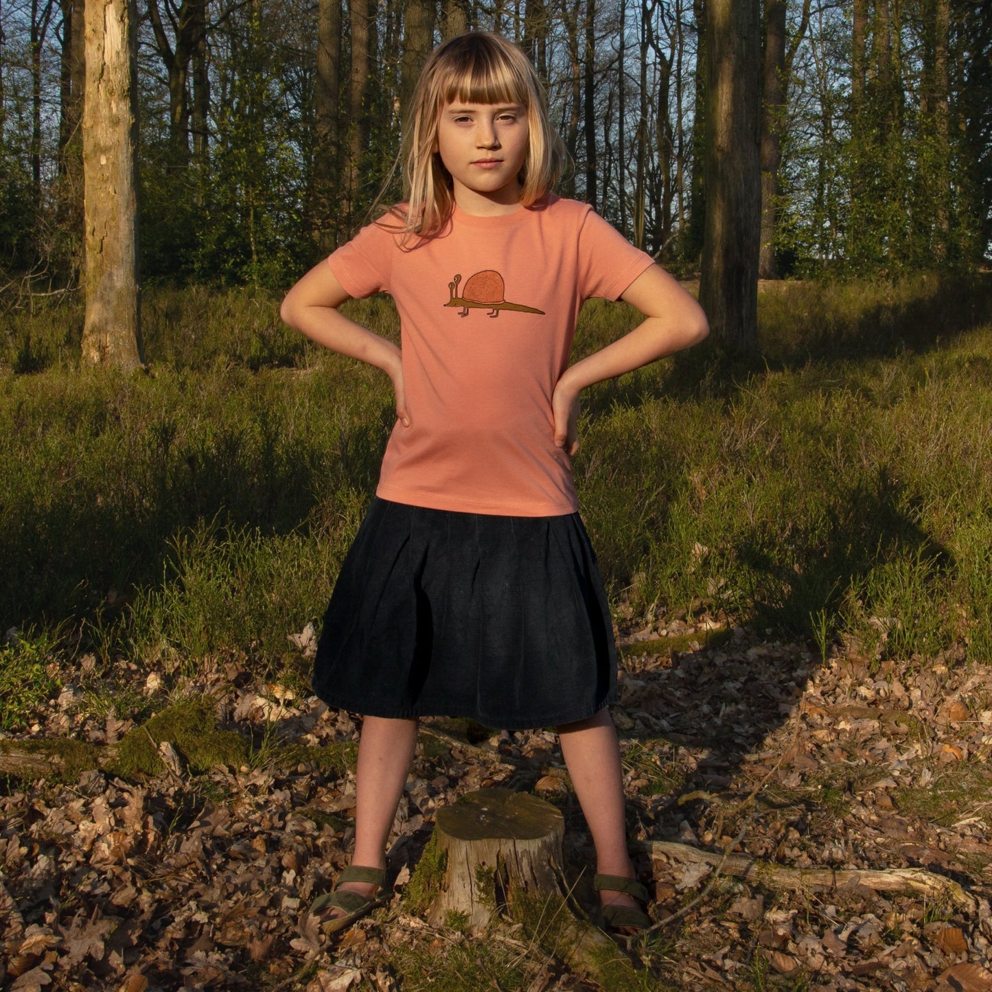 Schnigel T-Shirt in rose clay 122-158