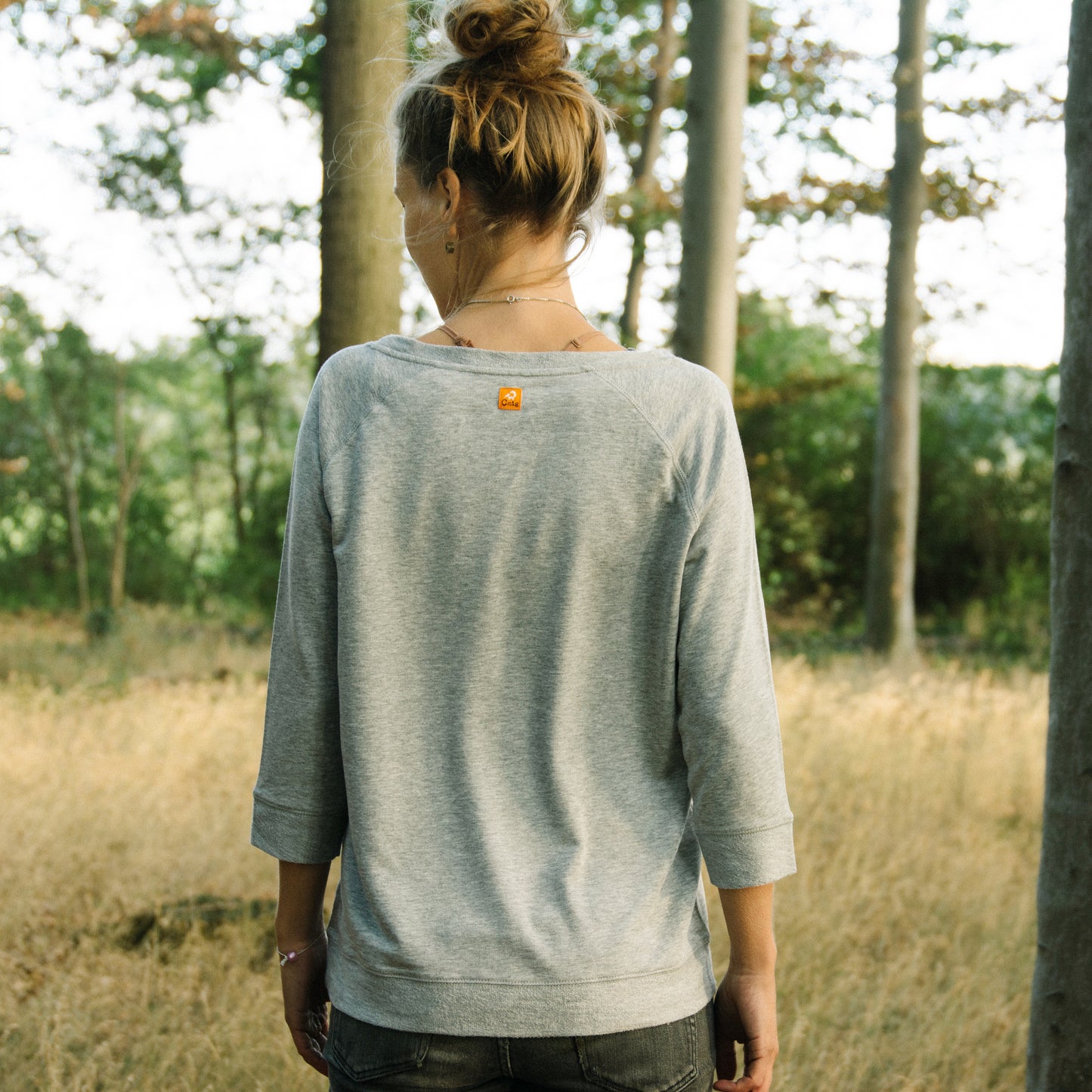 Duchs Pulli in heather grey S