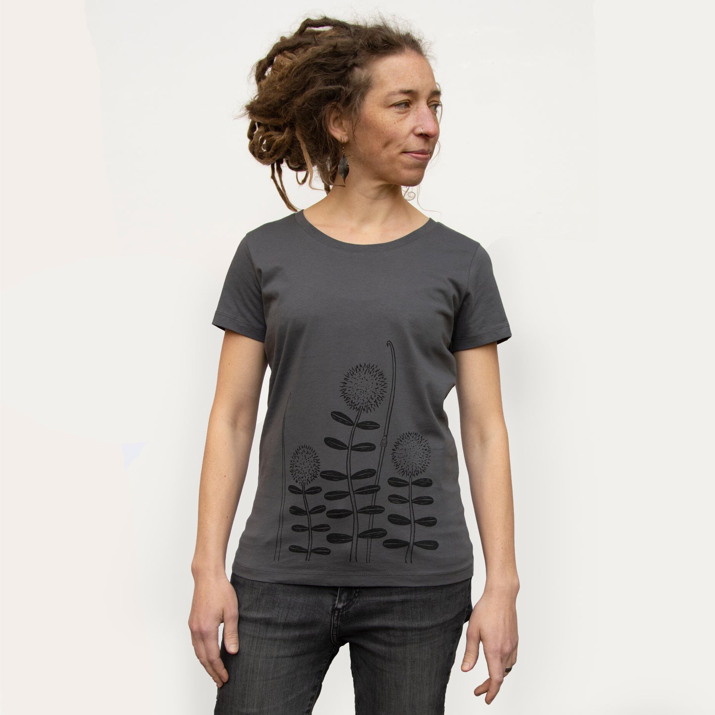Waldblumen T-Shirt in anthracite S-XXL