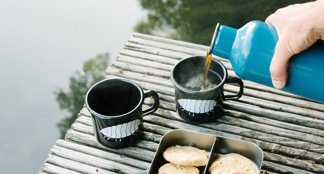 klassiche Emaille-Tassen made in Europe