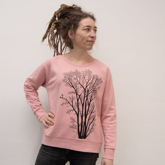 kleinserie Erle mit Elster Pulli in canyon pink S-XL
