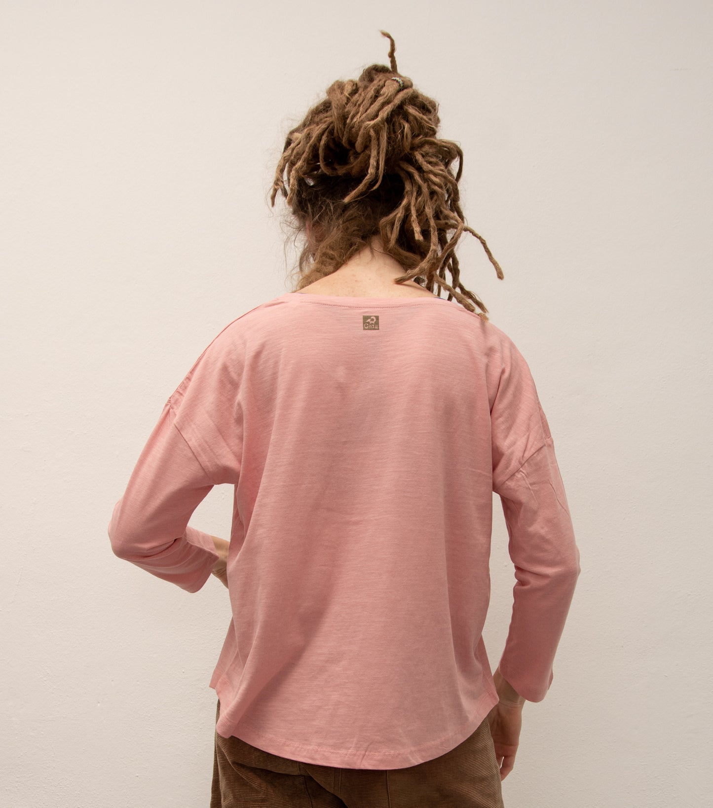 Kleinserie Tanne 3/4-Ärmel-Shirt in canyon pink S-XXL