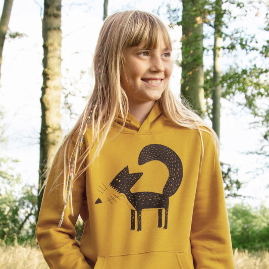 Franzi Fuchs hoodie in ochre