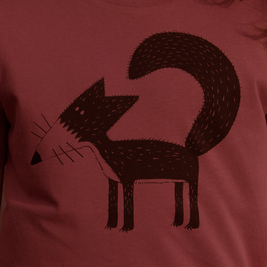 Franzi Fuchs T-Shirt in burgundy
