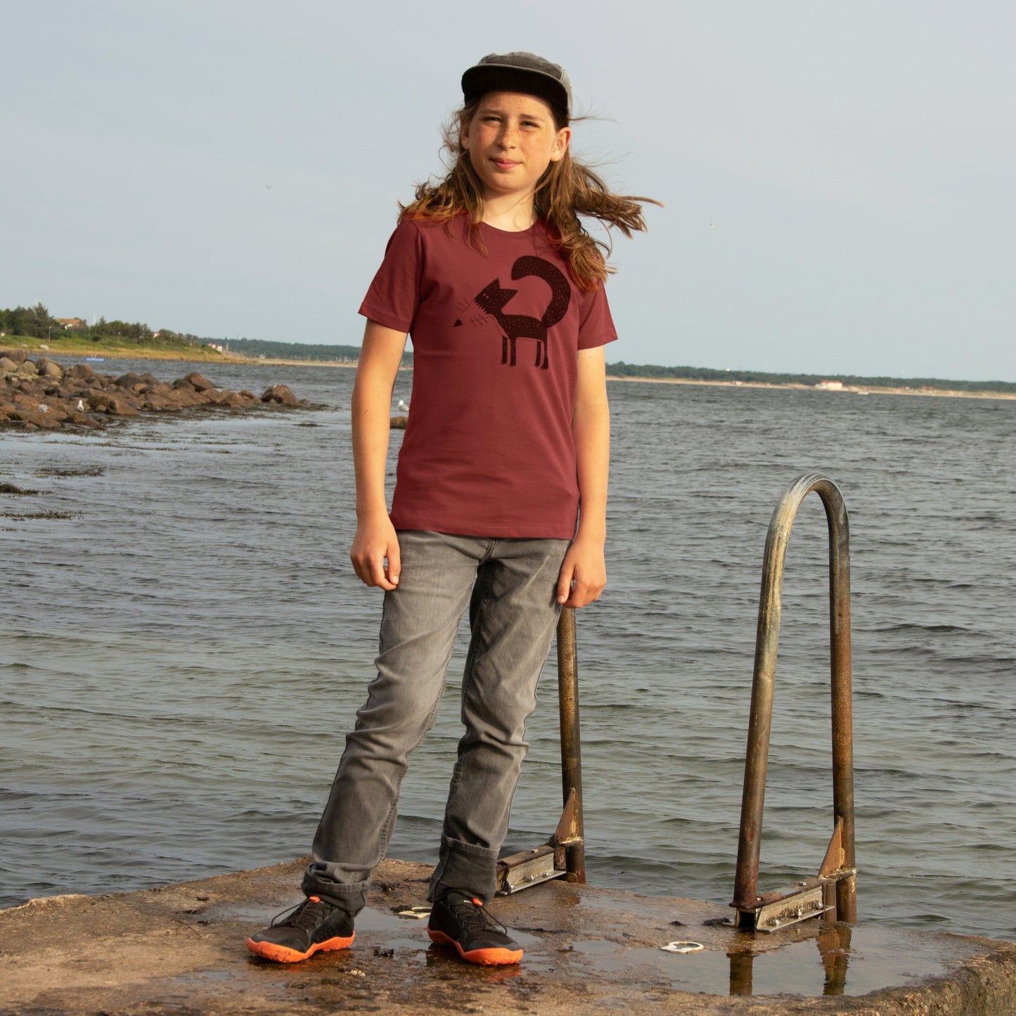 Franzi Fuchs T-Shirt in burgundy