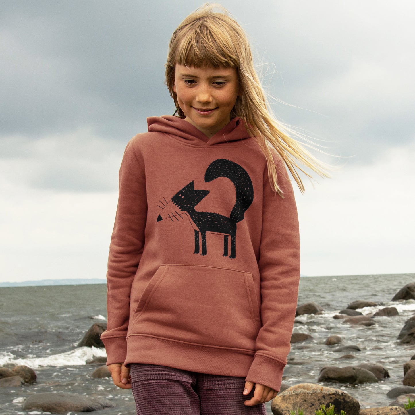 Franzi Fuchs hoodie in heritage brown