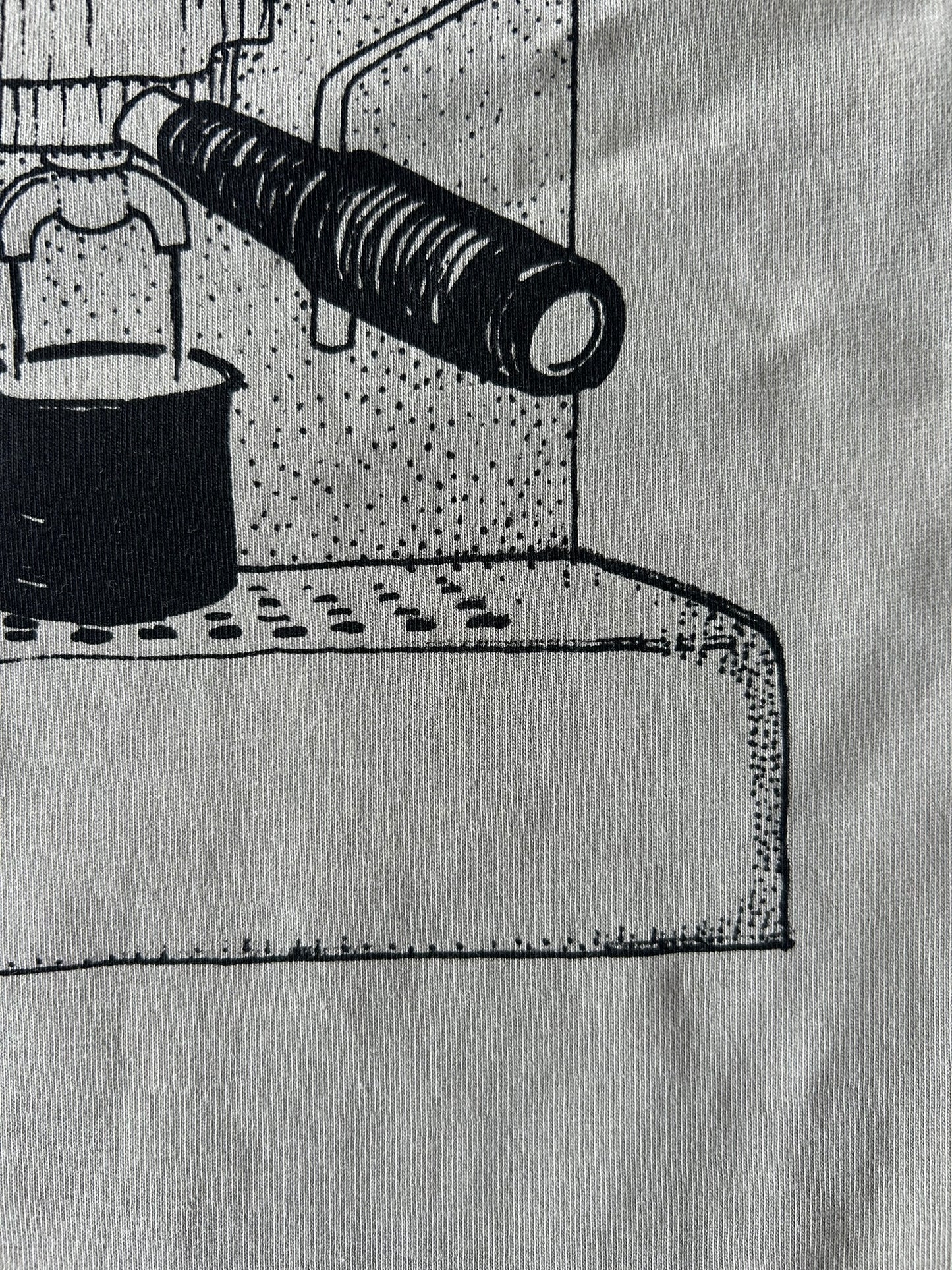B-Ware Kaffee-Hörnchen T-Shirt in stone M