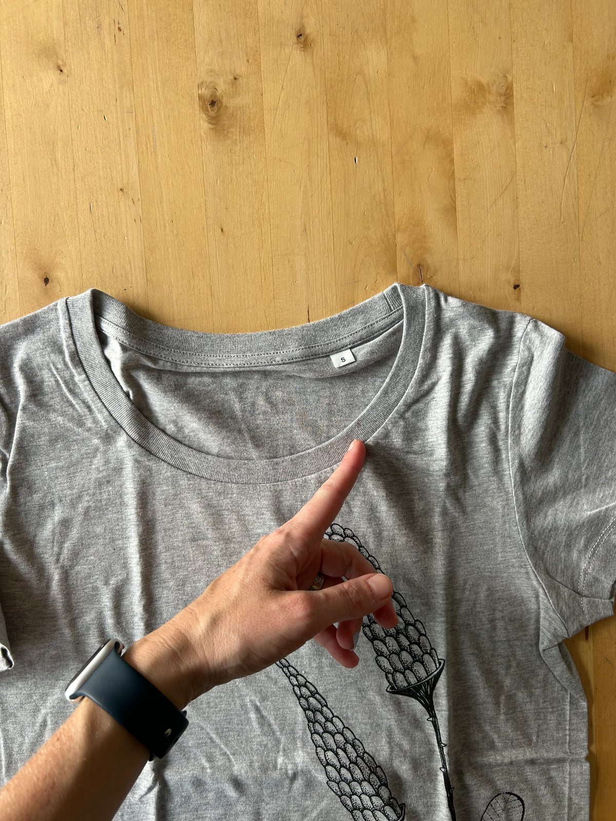 B-Ware Waldwiese T-Shirt in heather grey S