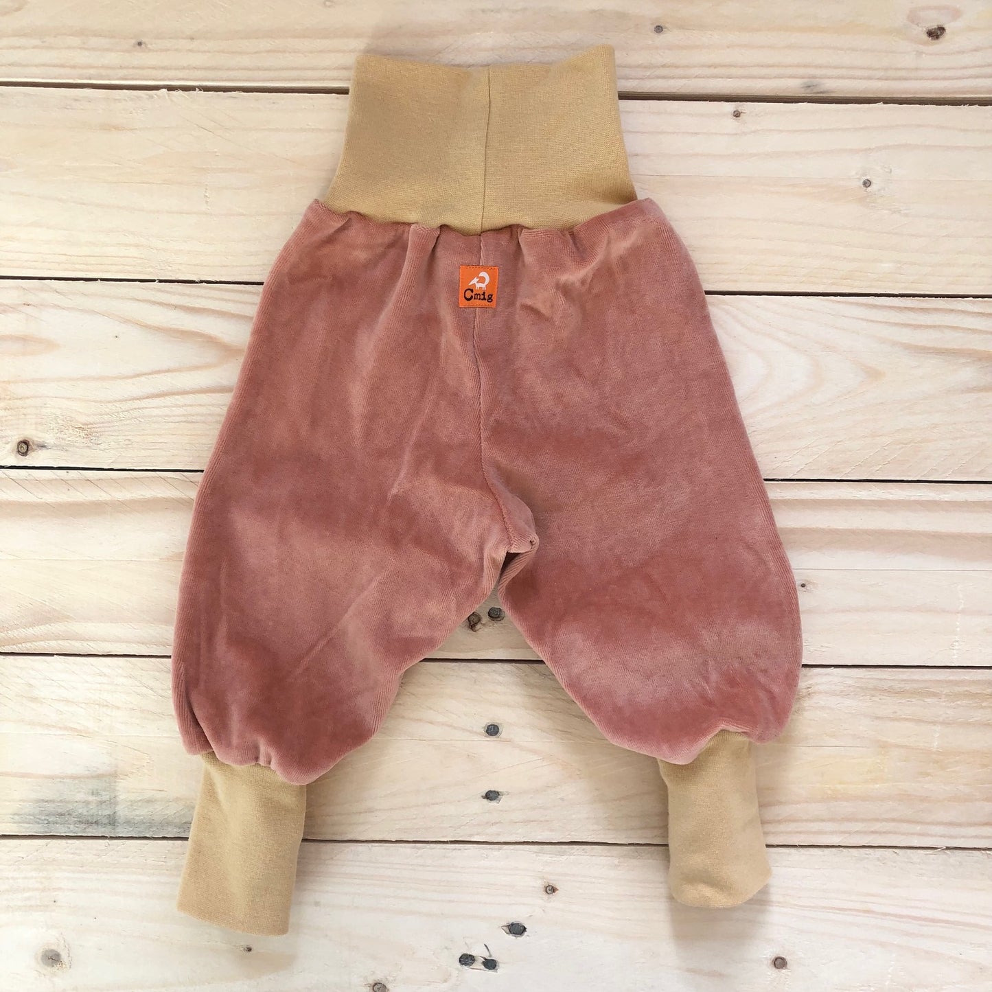 Baby Nickihose in peach bloom / light yellow 56-86