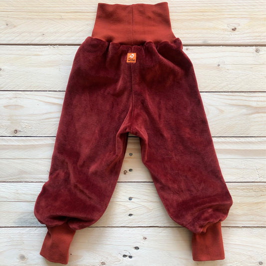 Kinder Nickihose in rost / rostrot 104