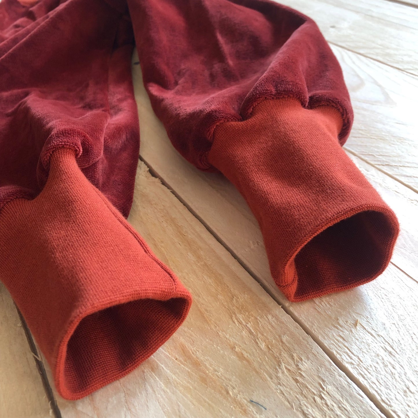 Kinder Nickihose in rost / rostrot 104
