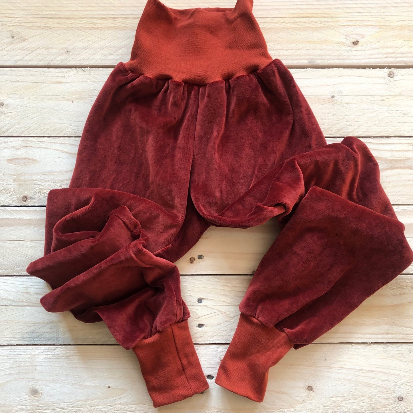 Kinder Nickihose in rost / rostrot 104
