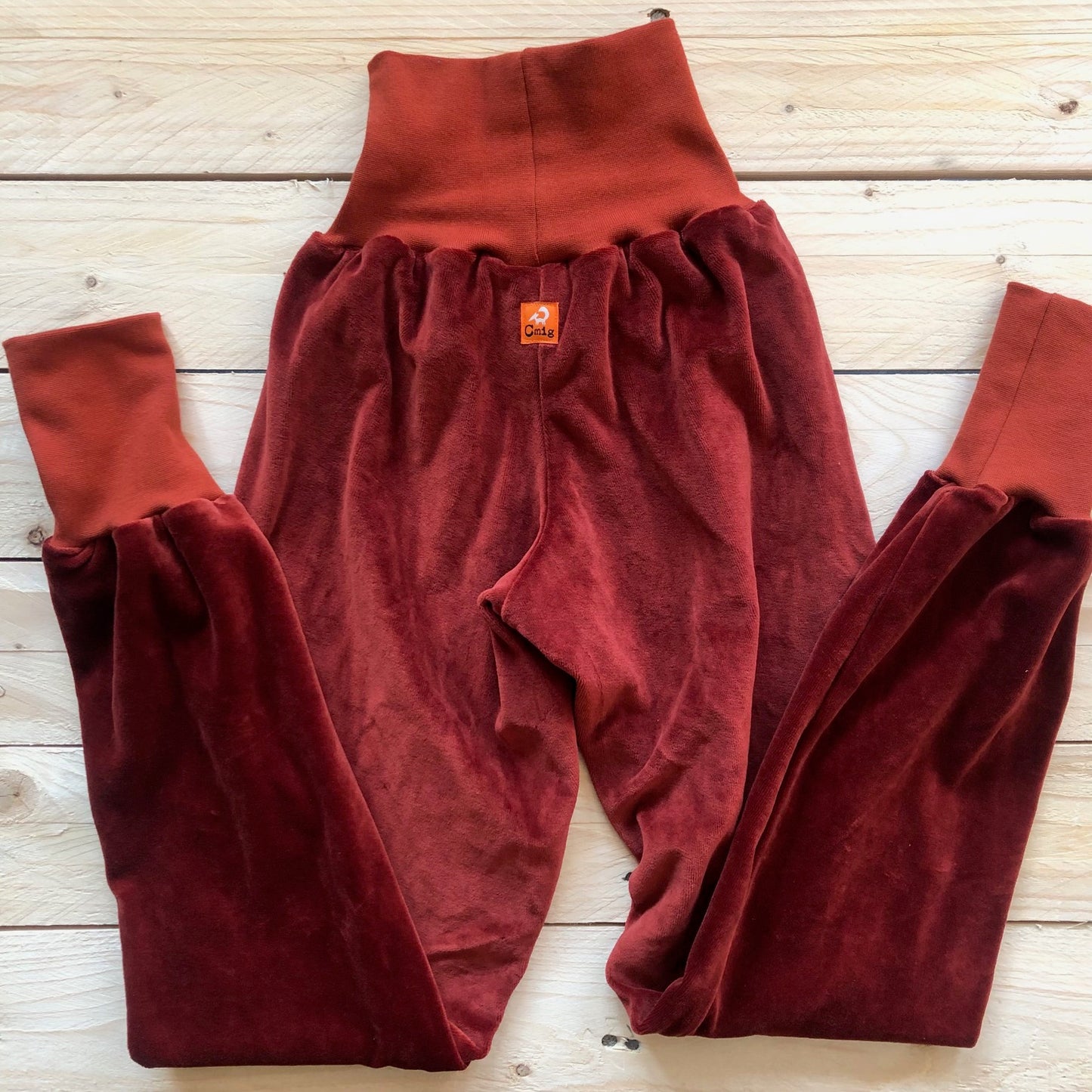 Kinder Nickihose in rost / rostrot 104