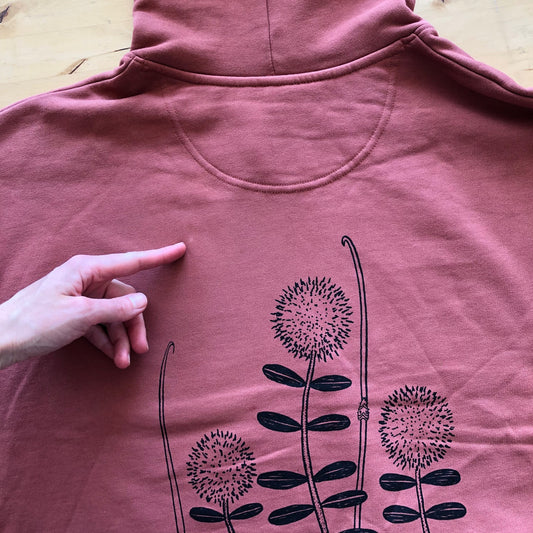 B-Ware Waldblumen Hoodie in heritage brown S