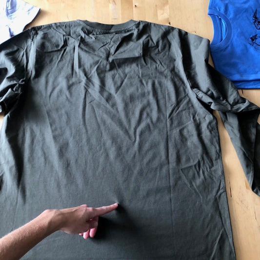 B-Ware Erle mit Elster Langarmshirt unisex in khaki XXL