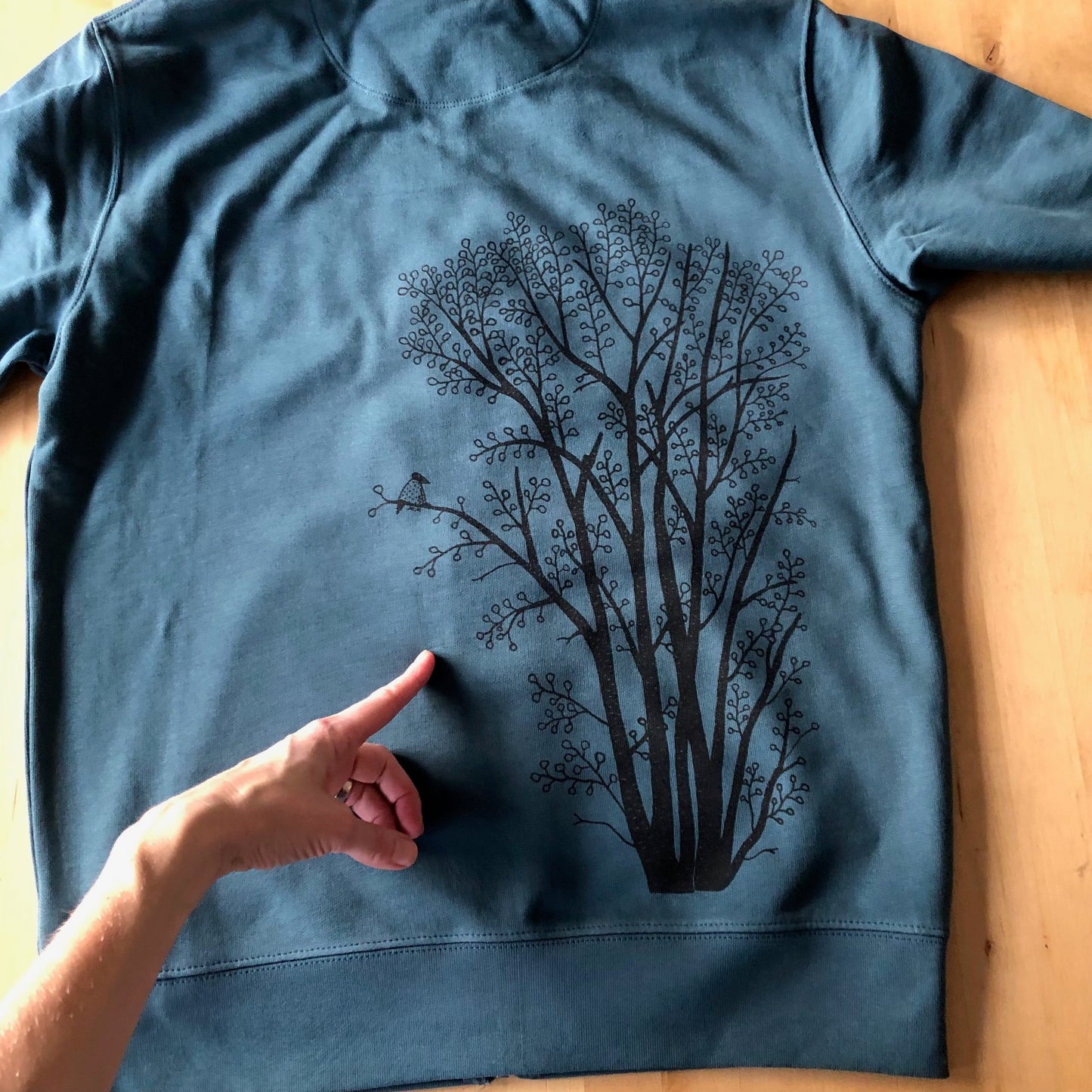 B-Ware Erle mit Elster Kapuzenjacke unisex in stargazer S