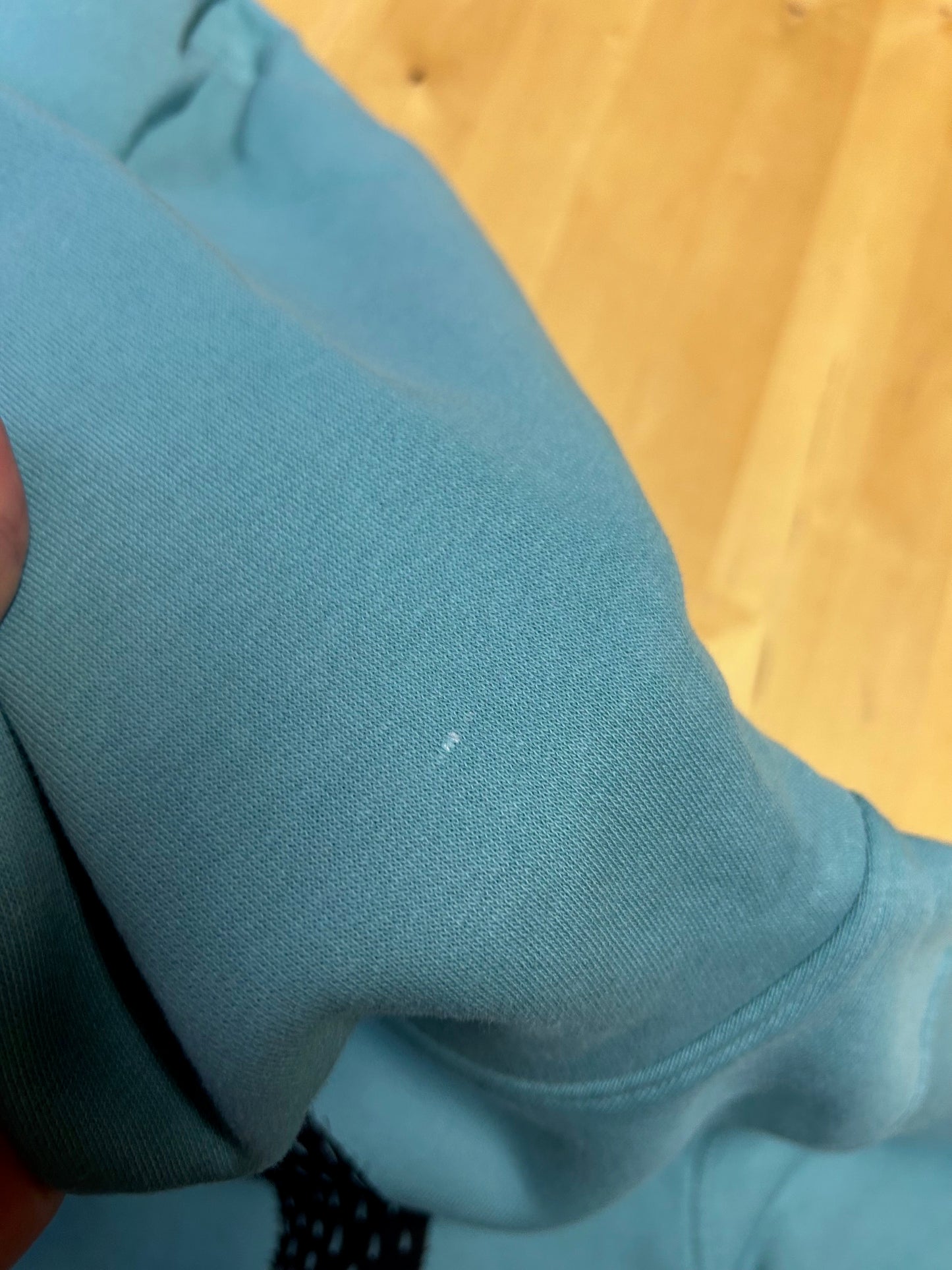 B-Ware Franzi Fuchs hoodie in teal monstera 134/140