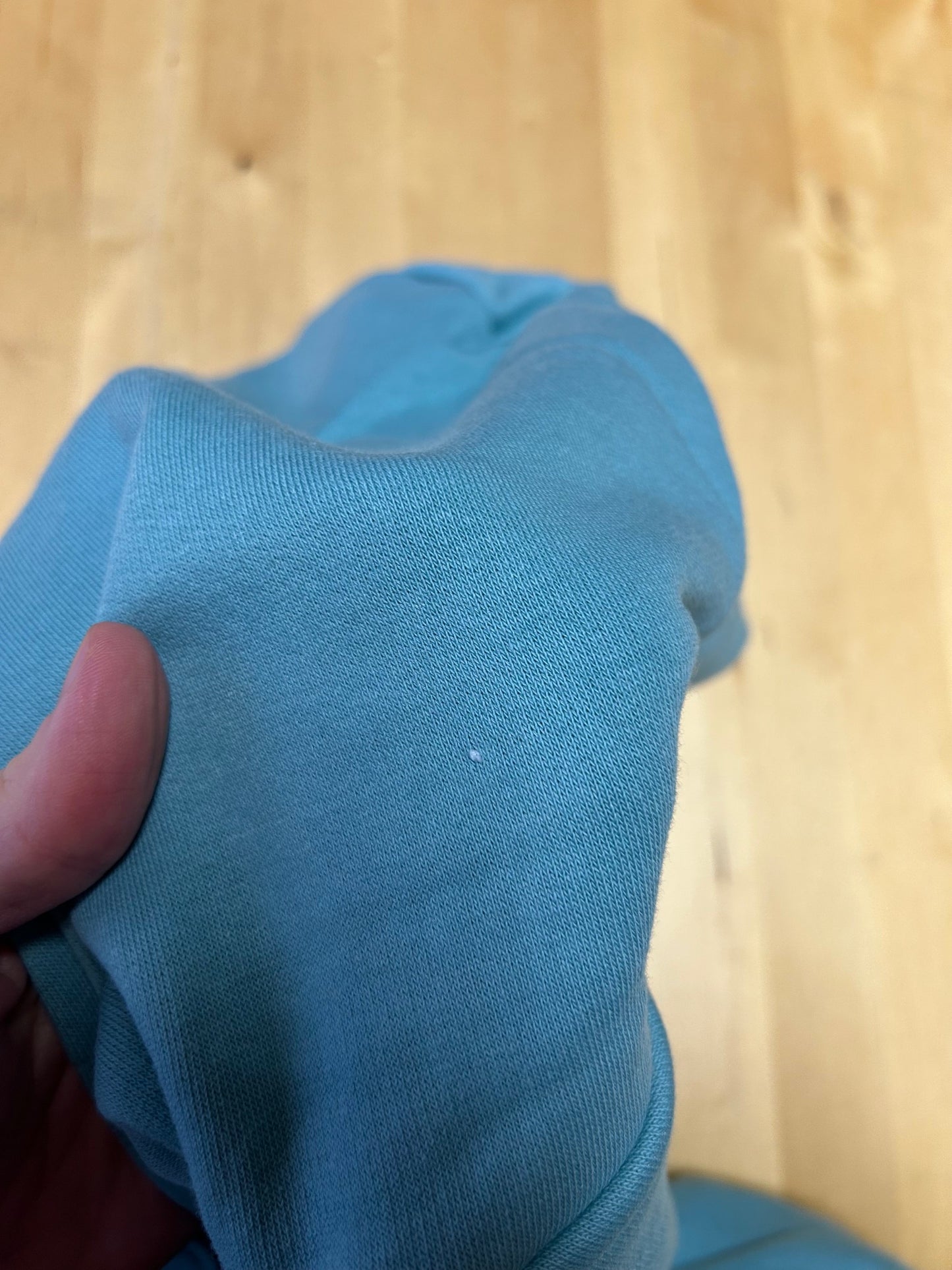 B-Ware Franzi Fuchs hoodie in teal monstera 134/140