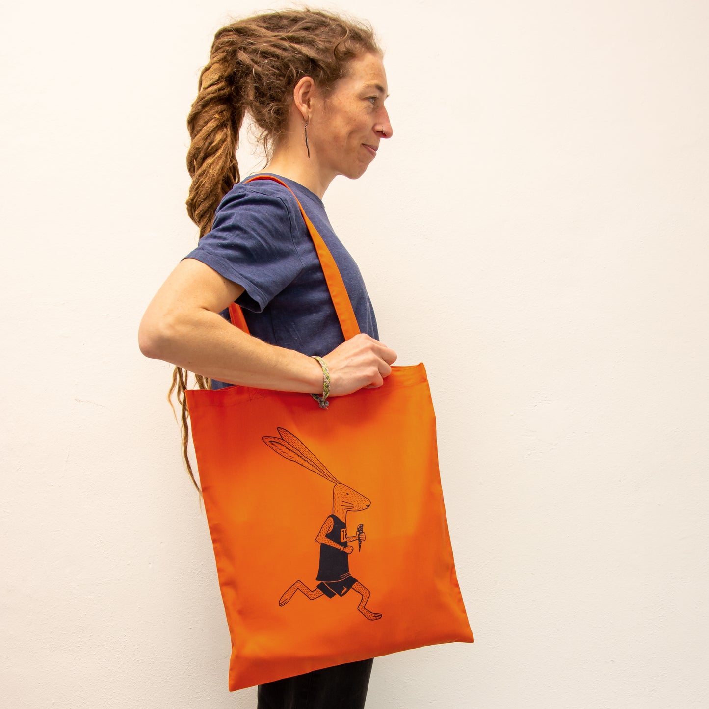Laufhase Tasche in bright orange