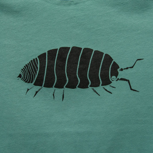 Kleinserie Greta Assel T-Shirt in teal monstera