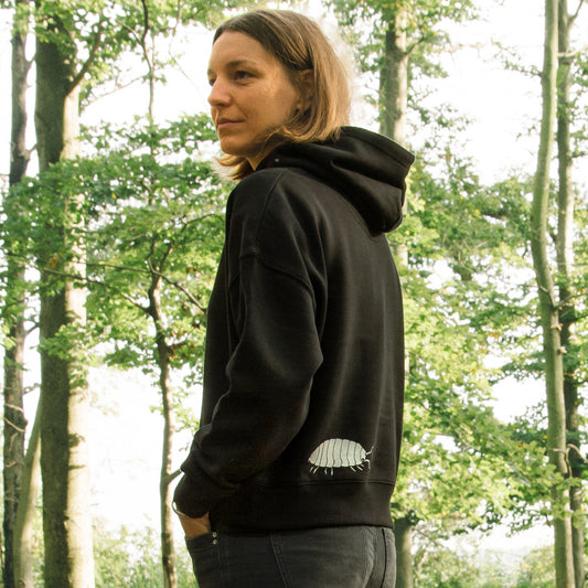 Assel Hoodie in schwarz