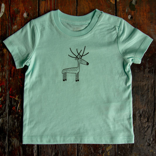 Rentier T-Shirt in caribbean blue