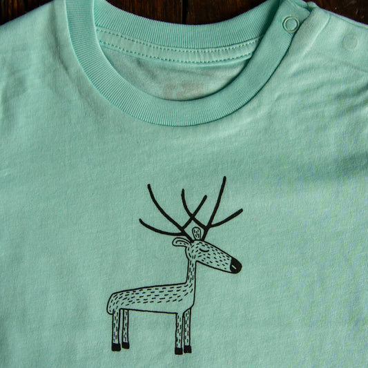 Rentier T-Shirt in caribbean blue