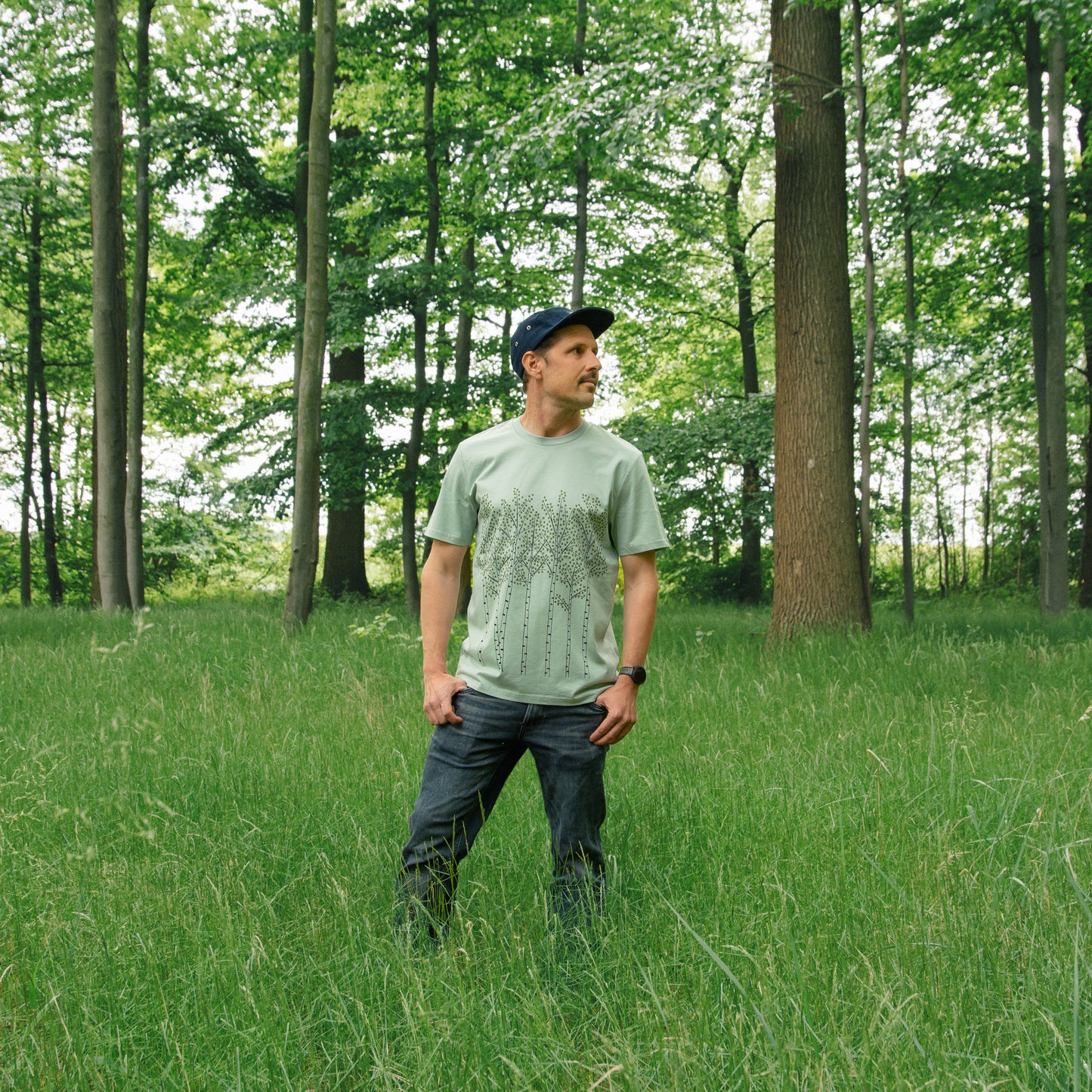 Birken T-Shirt in aloe XS-XXL