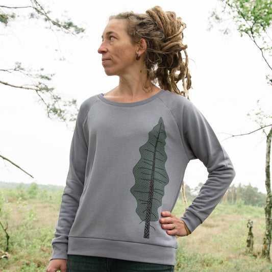 Tanne Pullover in lava grey XS-XL