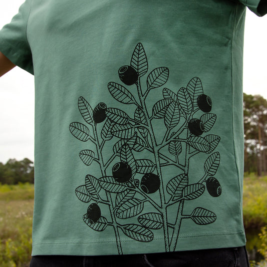 Blaubeer T-Shirt in green bay XS-XXL