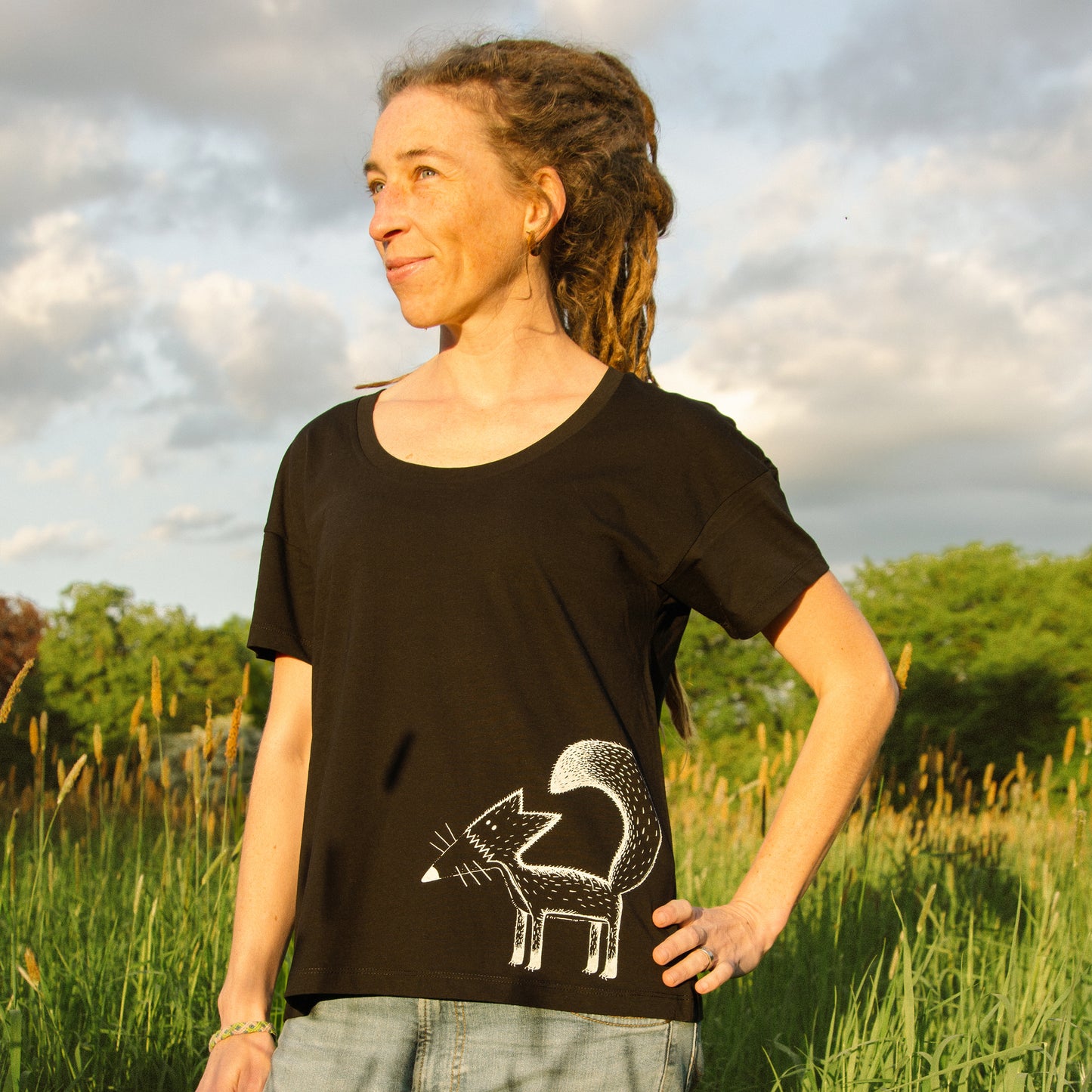 Franzi Fuchs T-Shirt in schwarz XS-XL