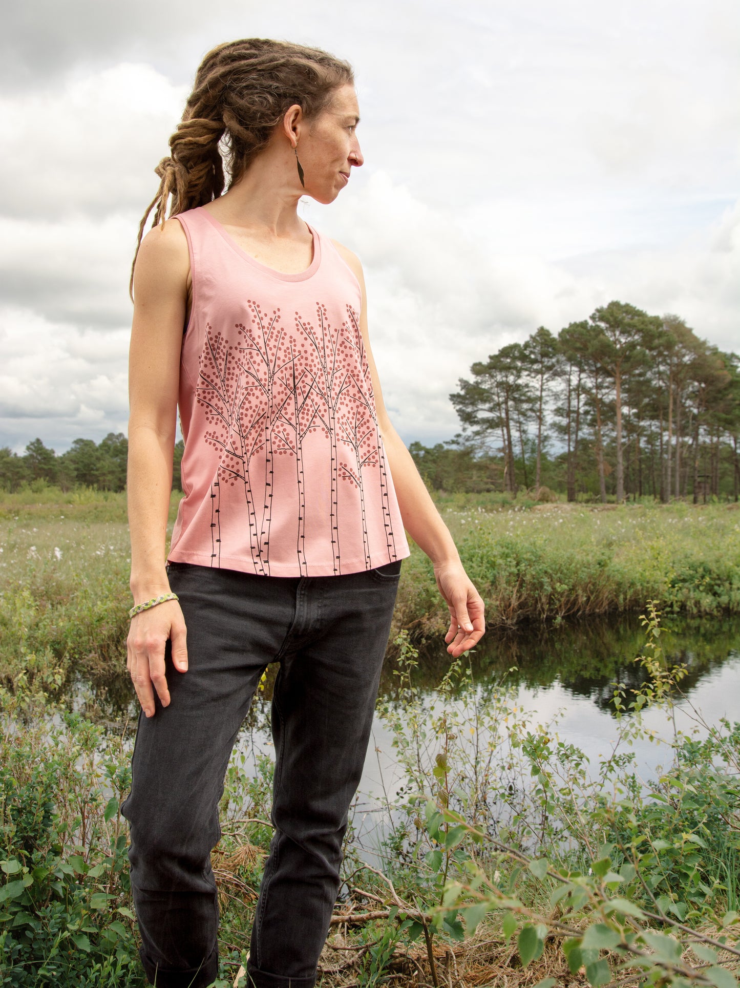 Birken Tank-Top in canyon pink XS-XL