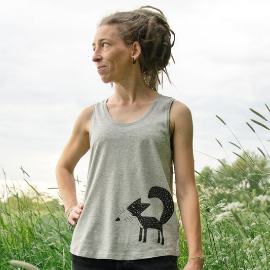 Franzi Fuchs Tank-Top in heather grey XS-XXL