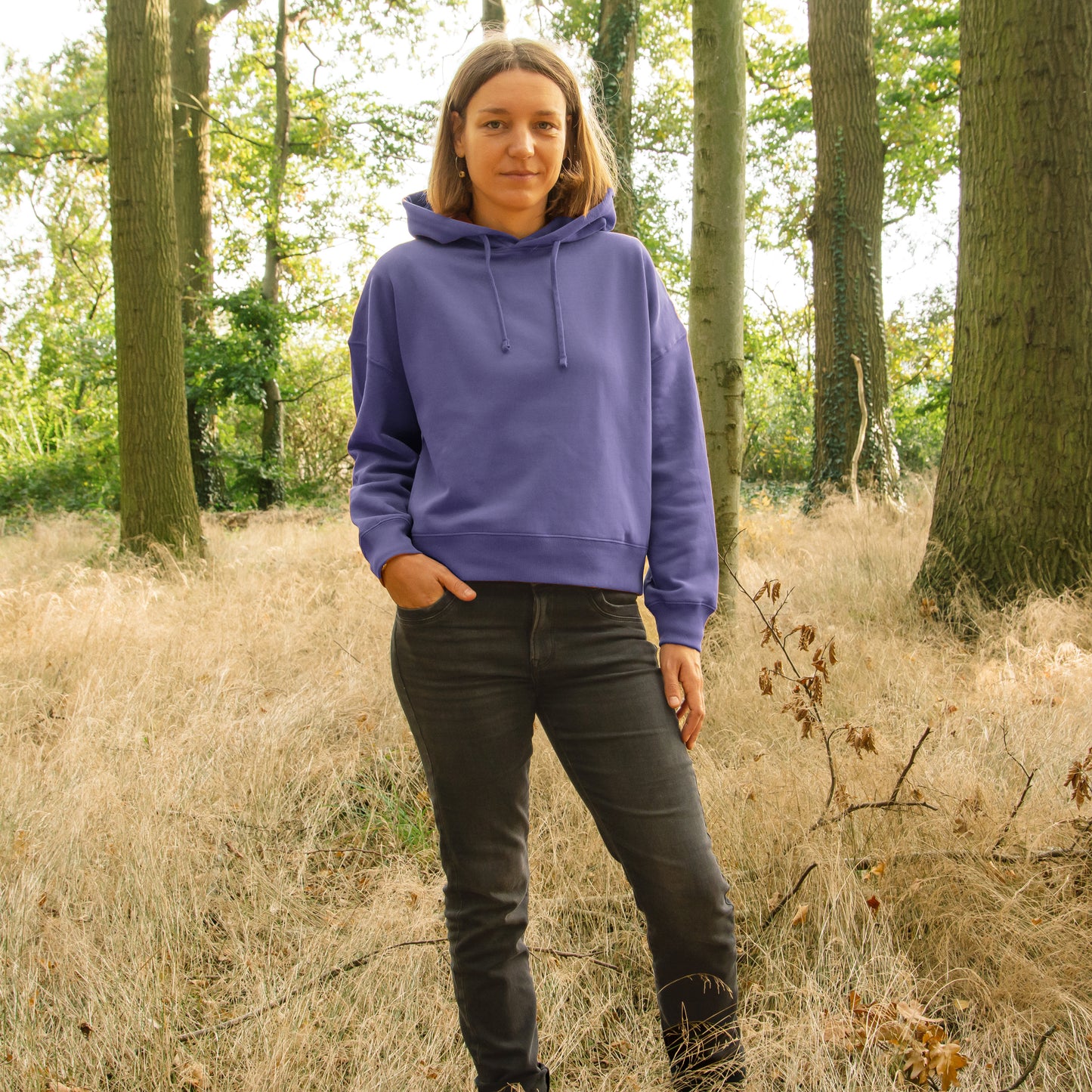 Waldblumen Hoodie in dusk XS-XXL