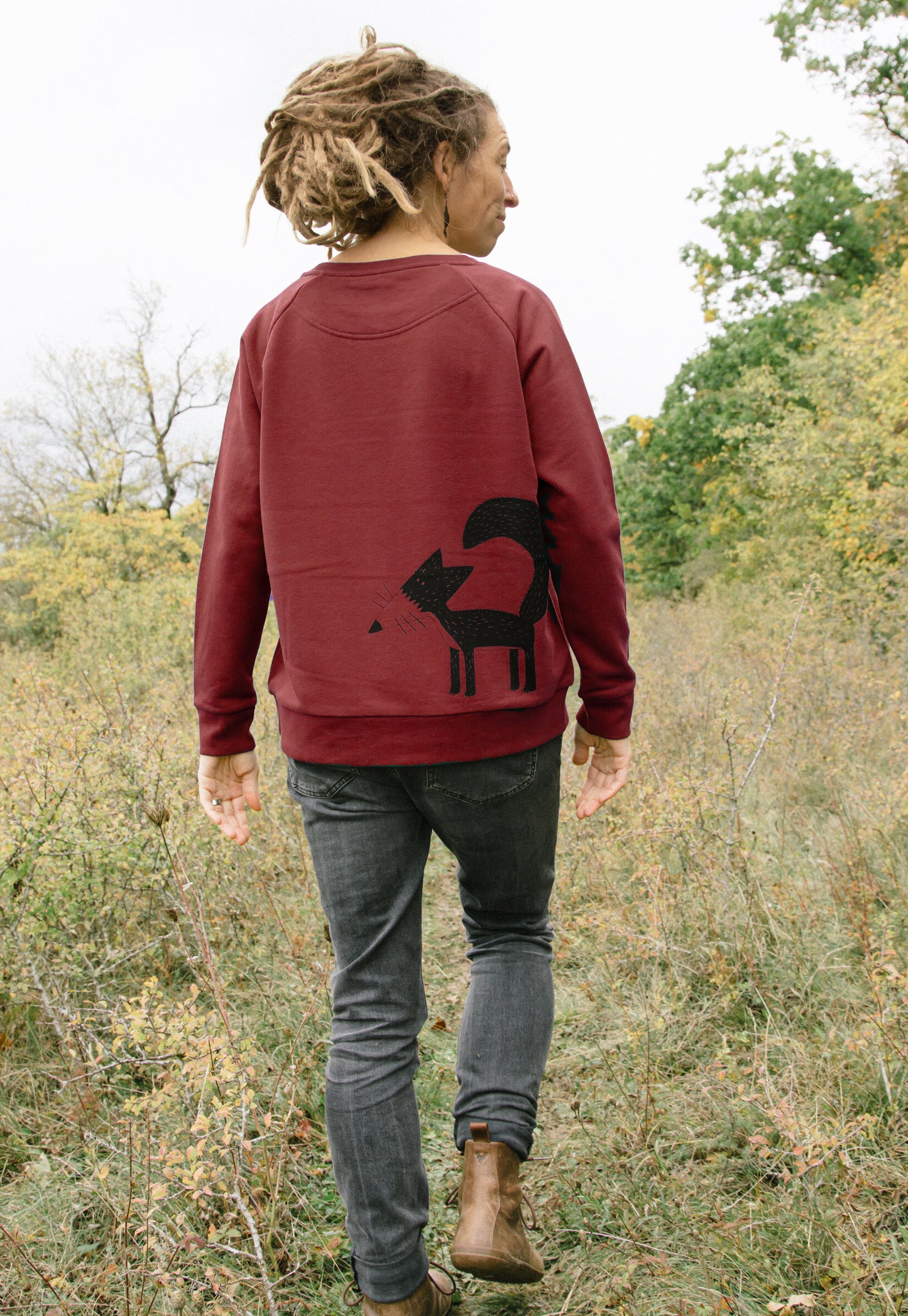 Franzi Fuchs Pulli in burgundy XS-XL