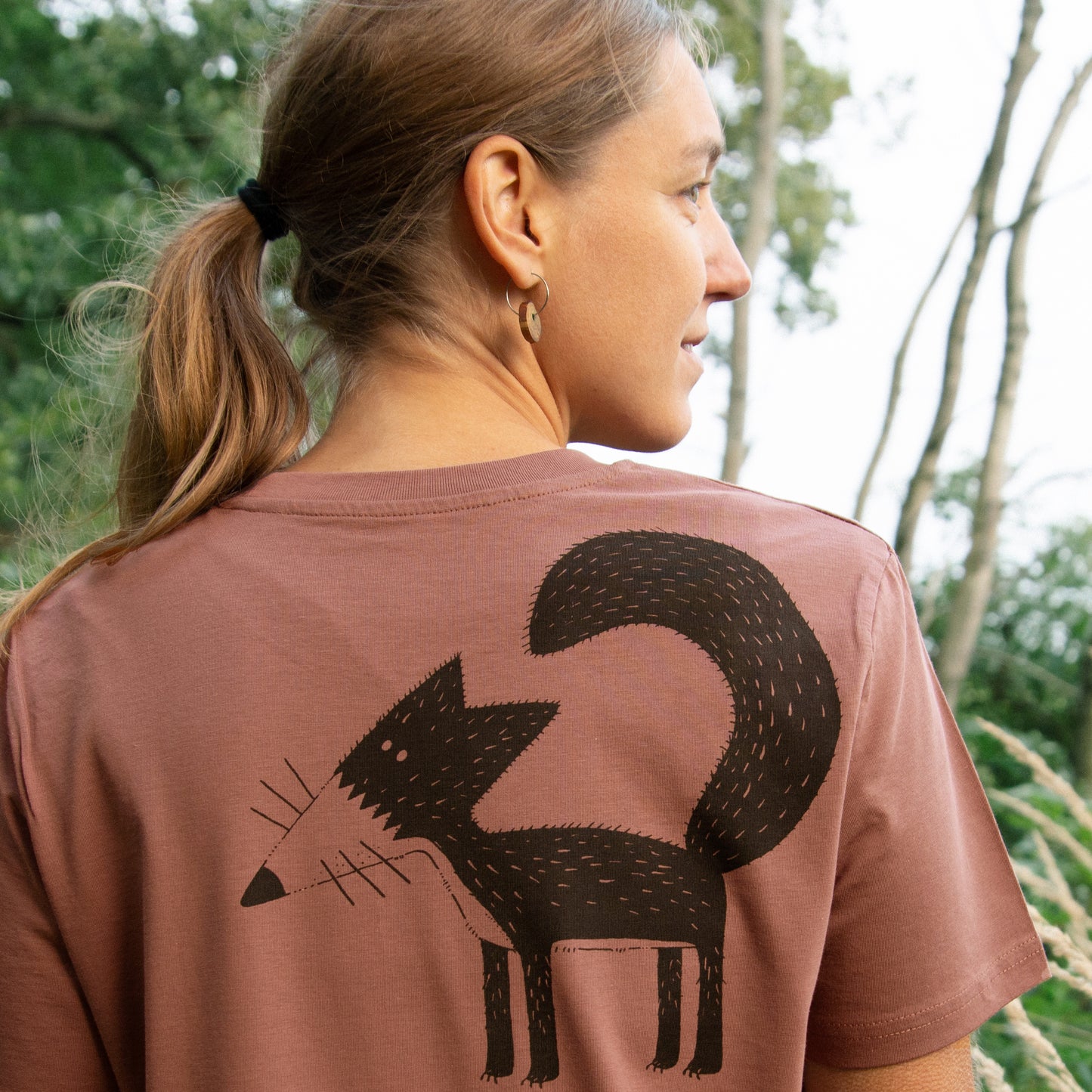 Franzi Fuchs T-Shirt unisex in heritage brown XS-XXL