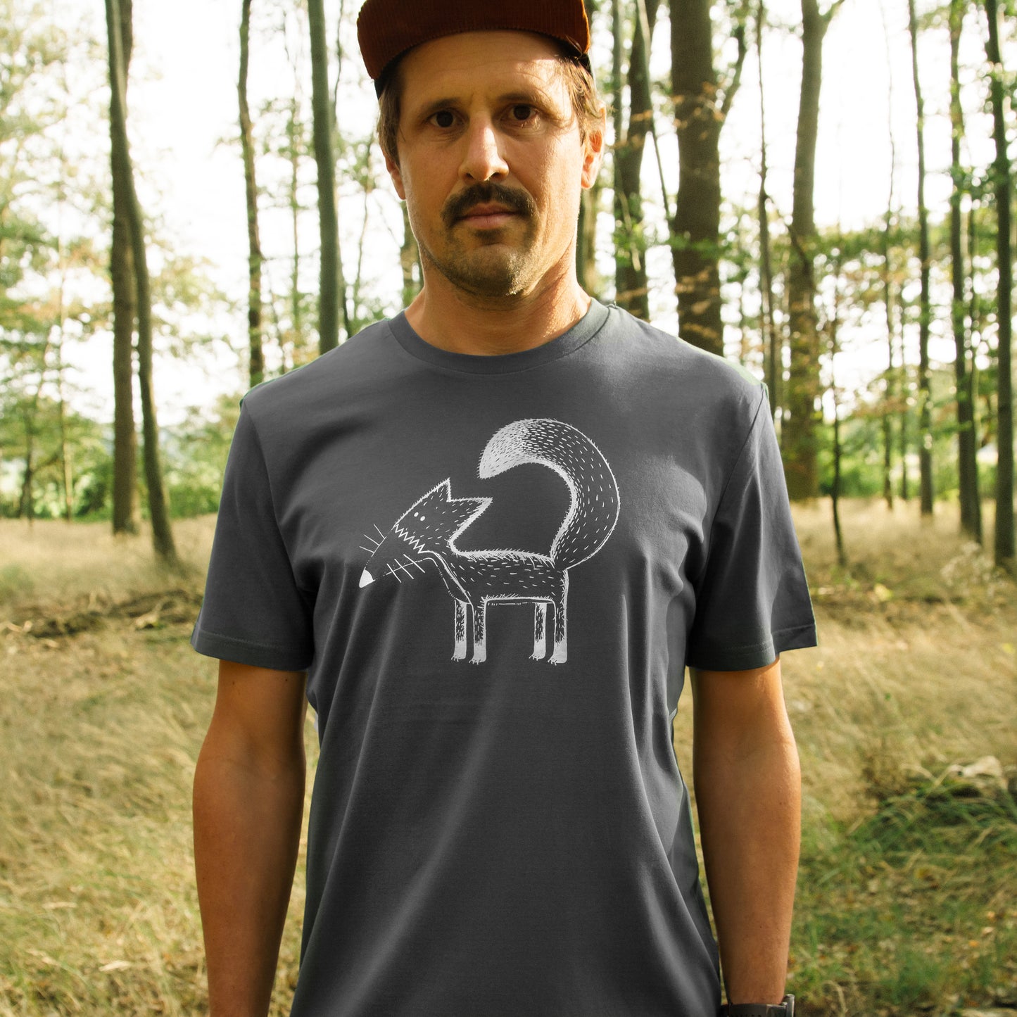 Franzi Fuchs T-Shirt unisex in anthracite XS-XXL