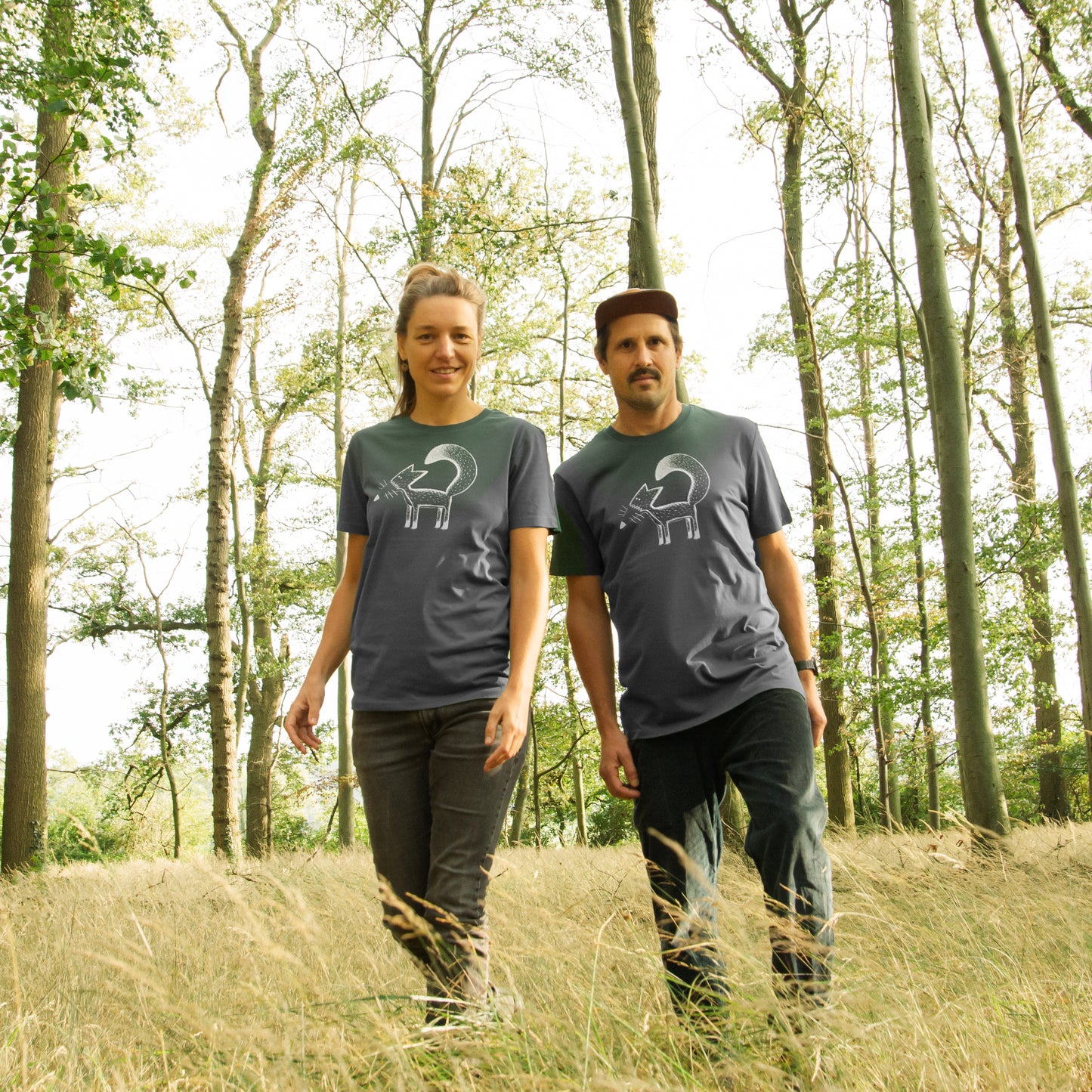 Franzi Fuchs T-Shirt unisex in anthracite XS-XXL