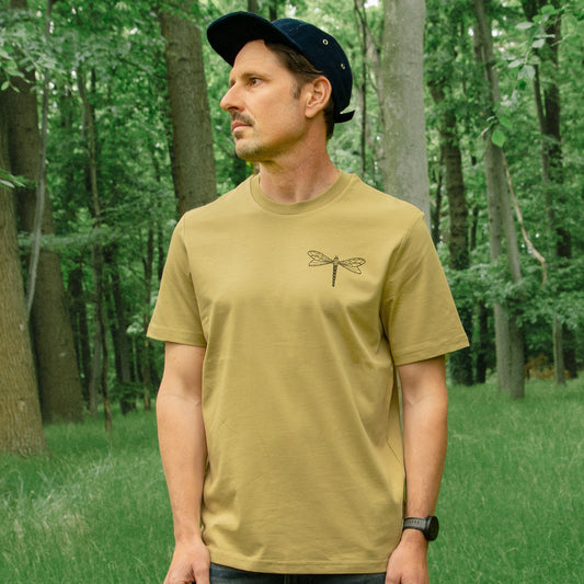 Libelle T-Shirt in faded olive XS-XXL
