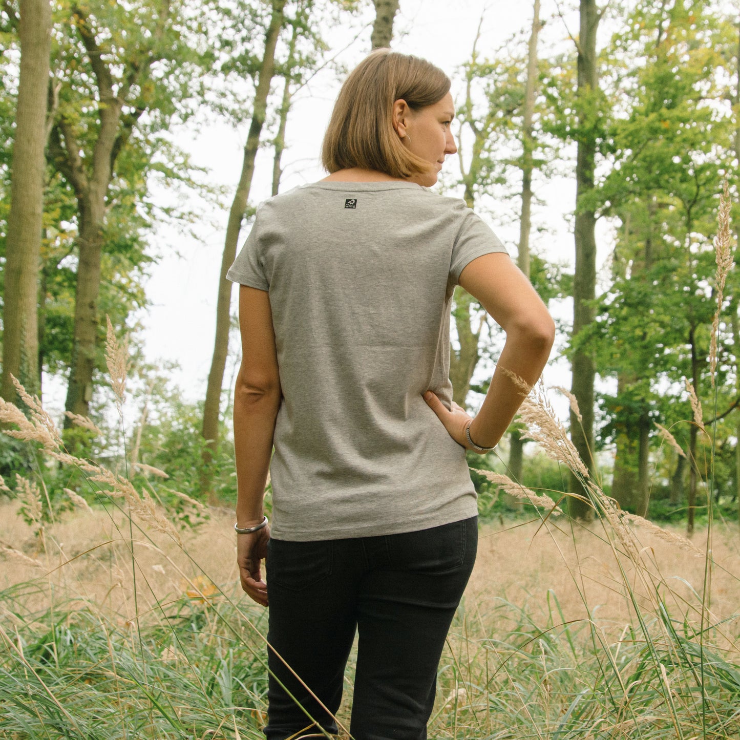 Waldwiese T-Shirt in heather grey XS-XXL