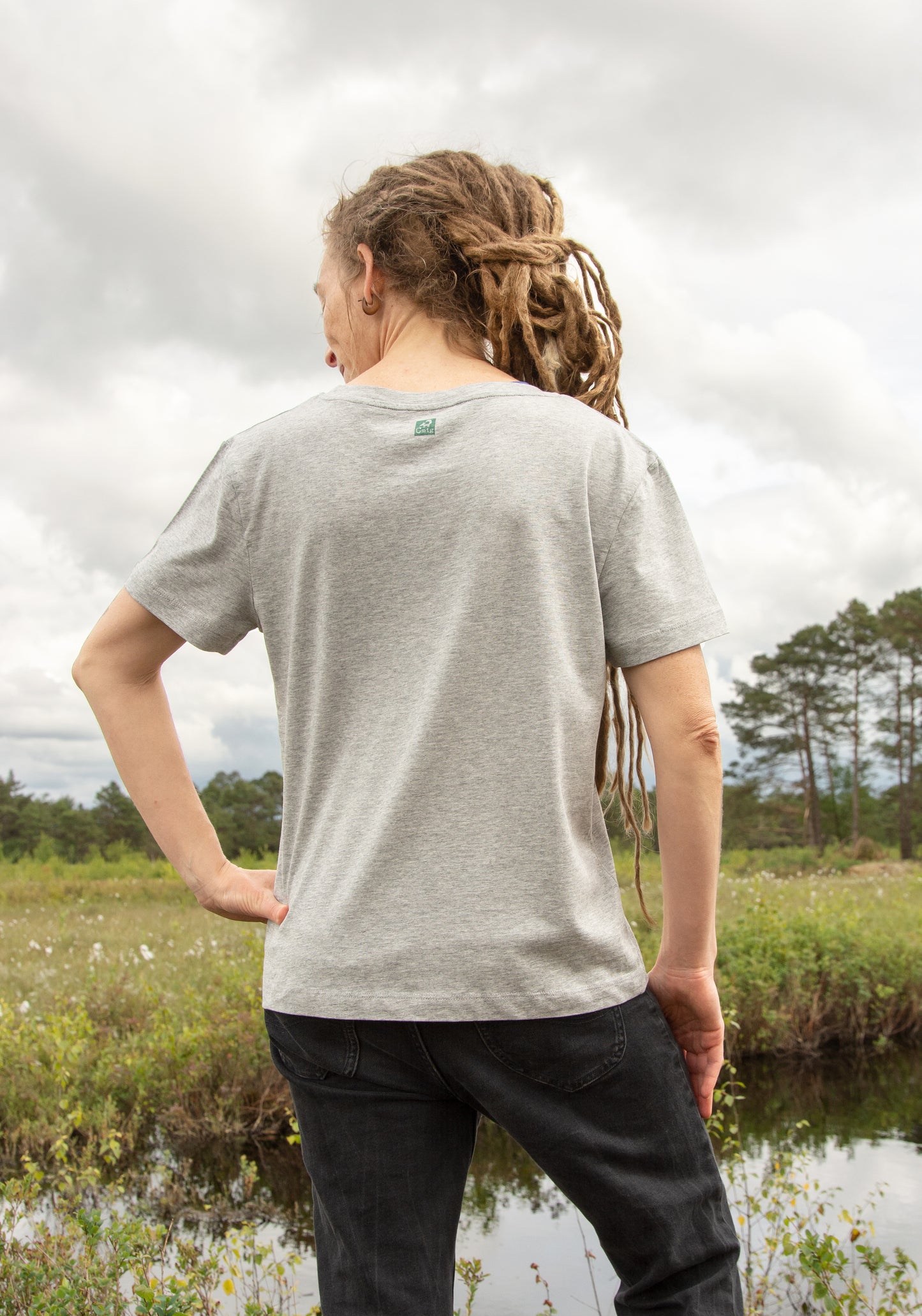 Birken T-Shirt in heather grey XS-XXL