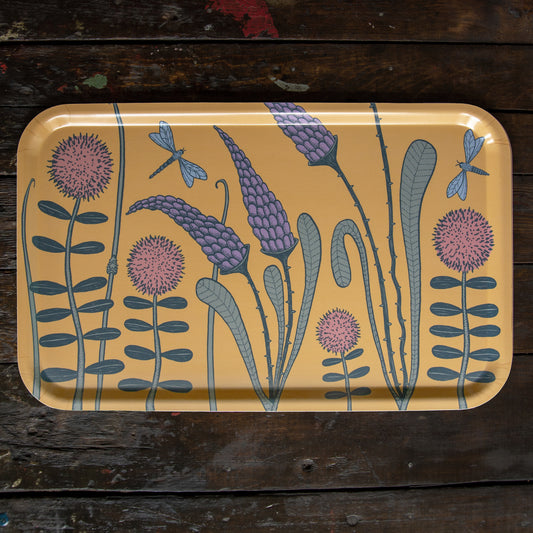Waldwiese Sommer, großes Tablett 53x32cm