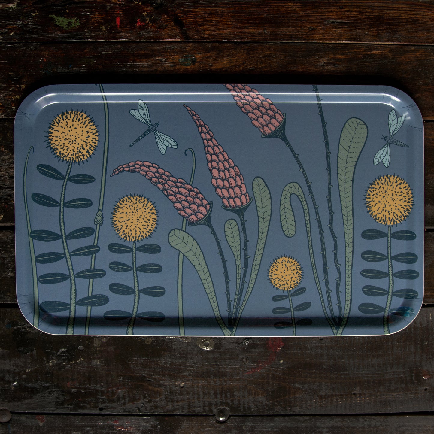 Waldwiese, großes Tablett 53x32cm