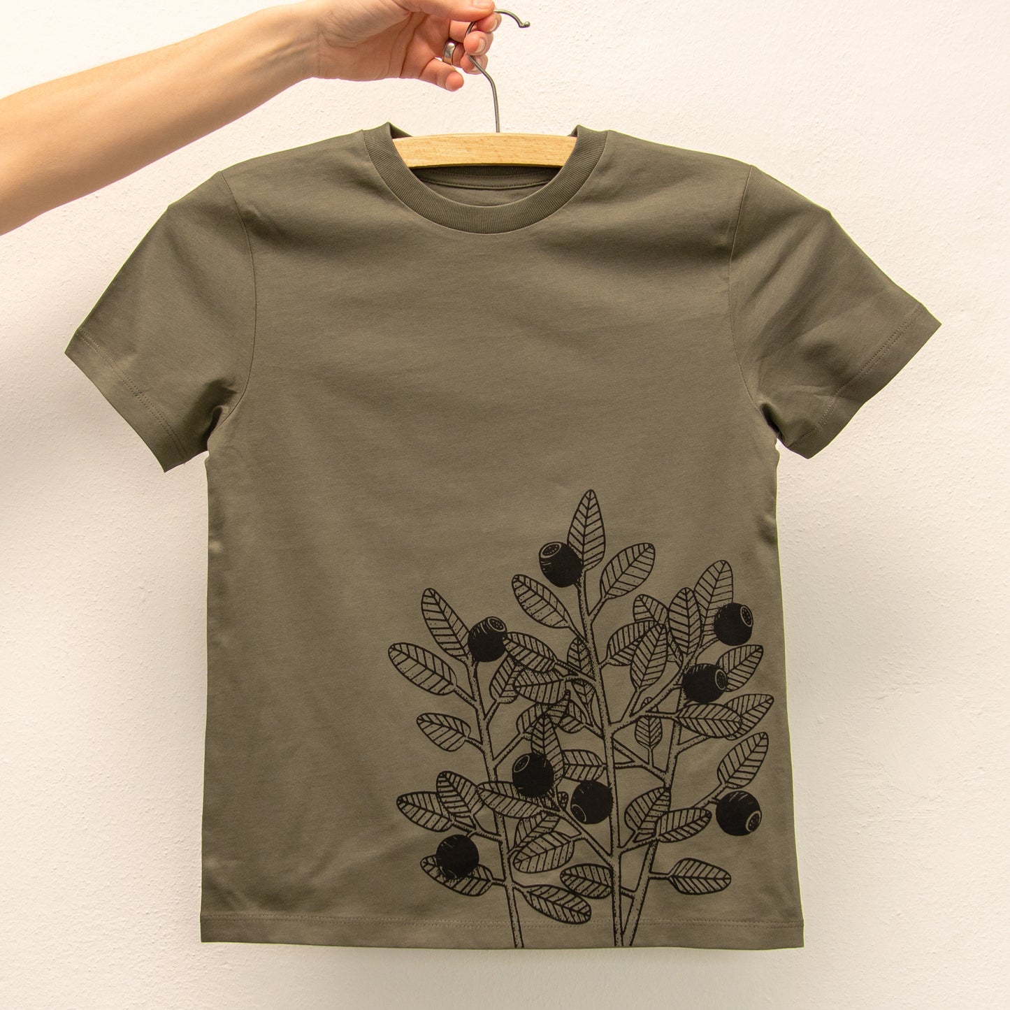 Blaubeere T-Shirt in Khaki
