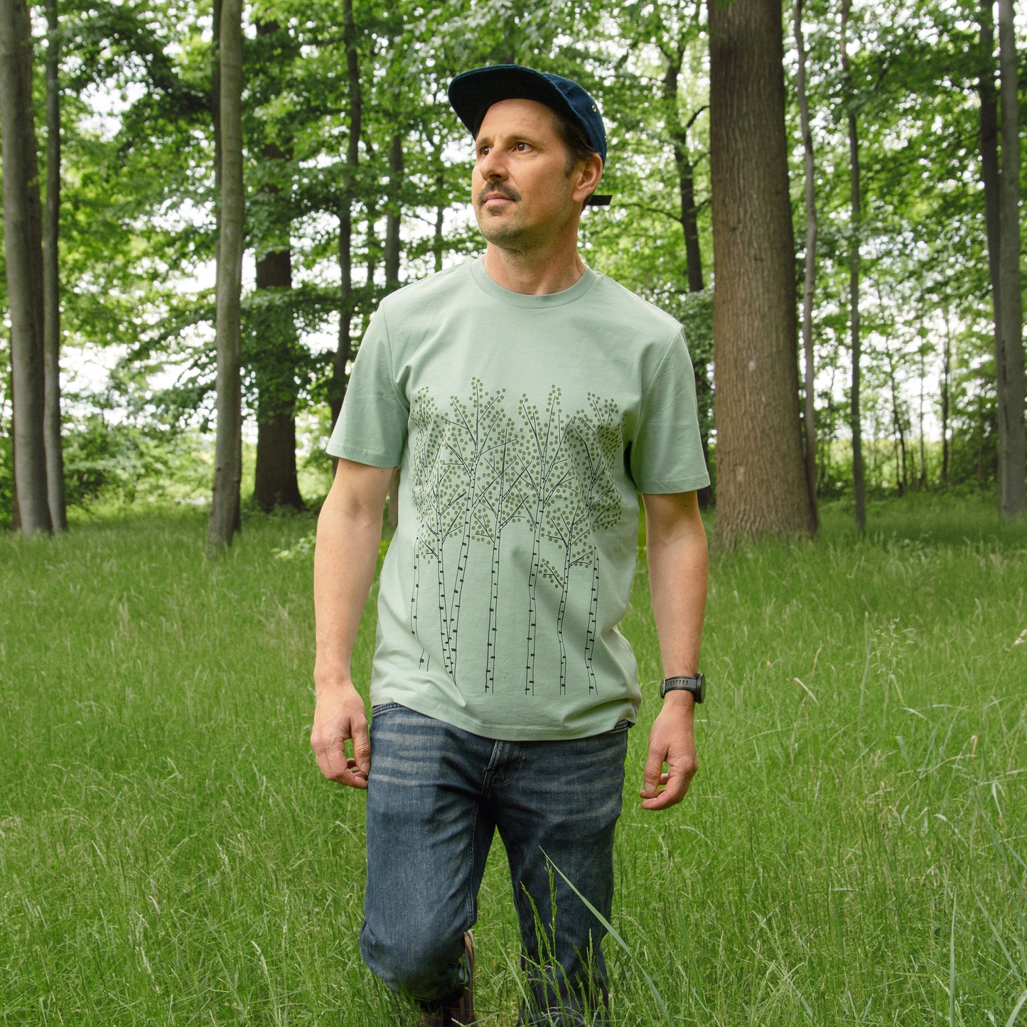 Birken T-Shirt in aloe XS-XXL