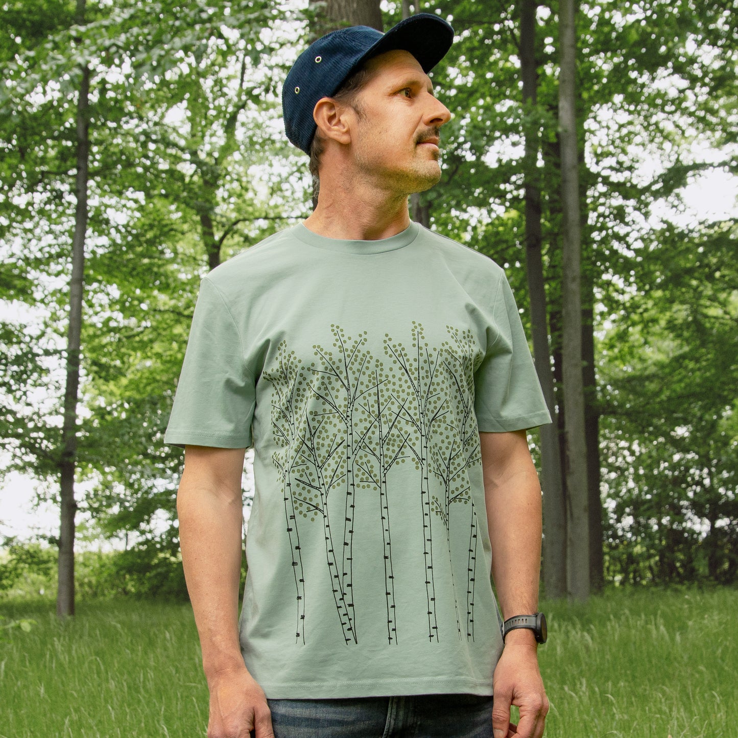 Birken T-Shirt in aloe XS-XXL