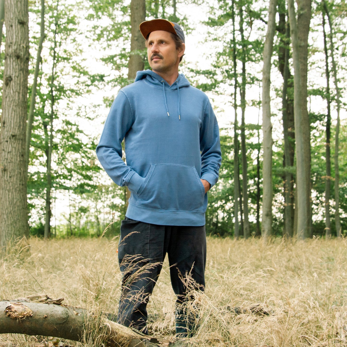 Tanne Hoodie unisex in blau S